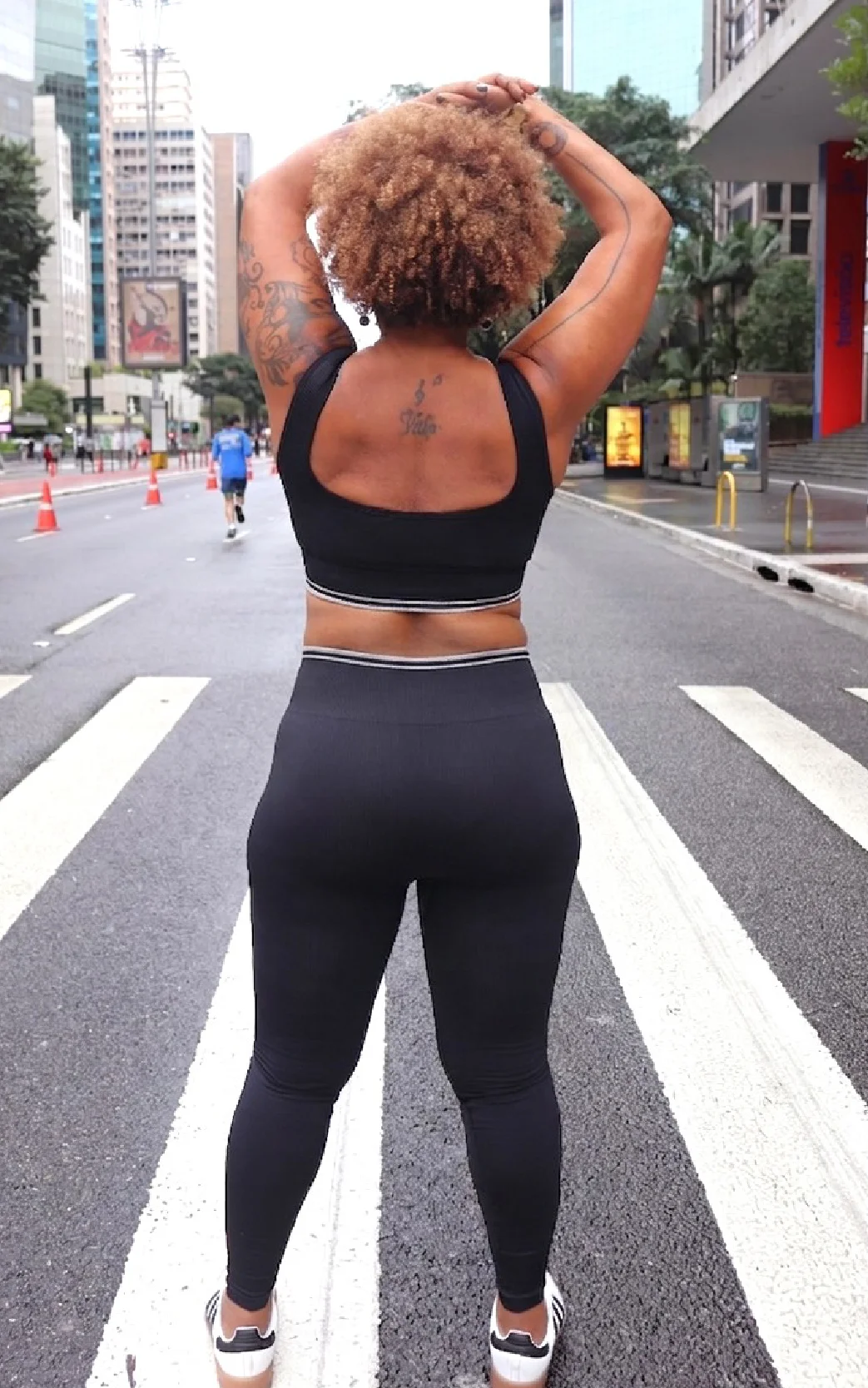 Legging Canelada com Friso Seamless - Imagem 3