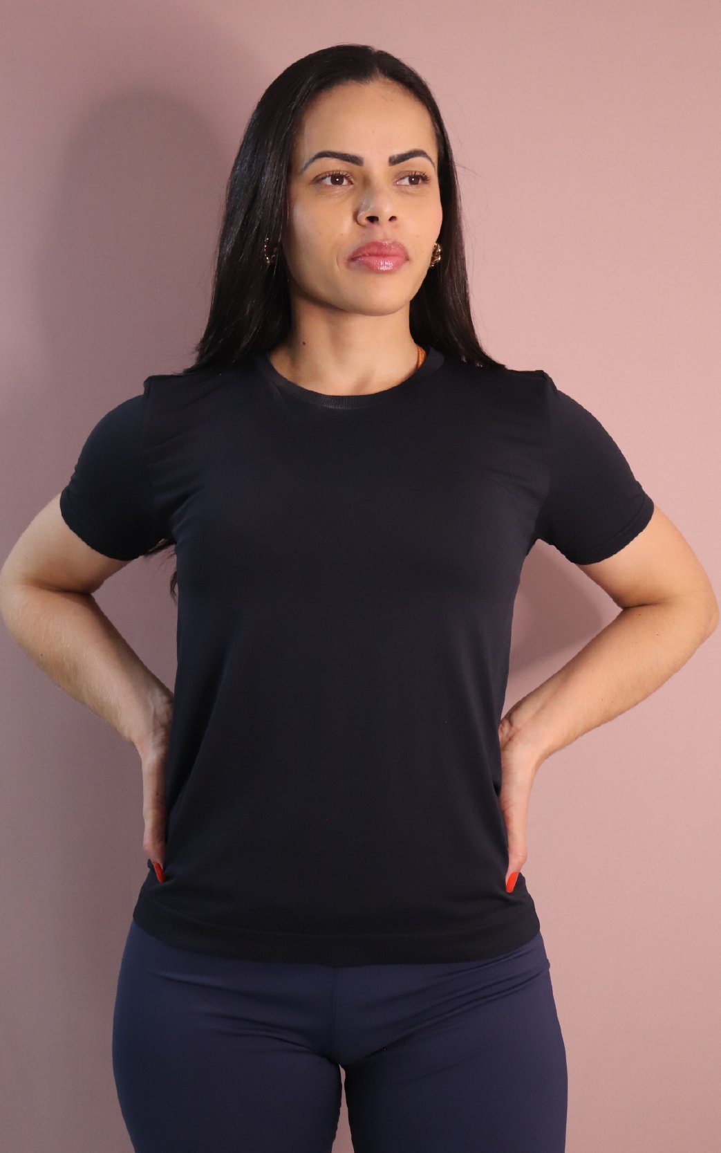 Blusa Manga Curta Dry Seamless